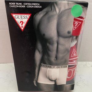 Guess Cotton Stretch 3 Boxer Trunks